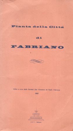 Pianta della città di Fabriano, AA. VV.